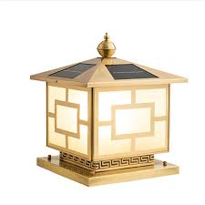 Đèn đồng trụ cổng năng lượng mặt trời TD-38