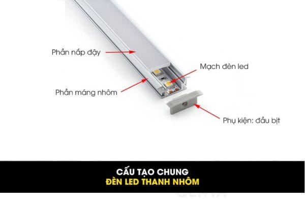 Thanh nhôm định hình LX 03