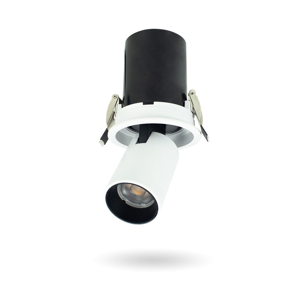 Đèn LED âm trần kéo xoay Obsidian (Đá Núi Lửa) KINGLED DLKX-7SS