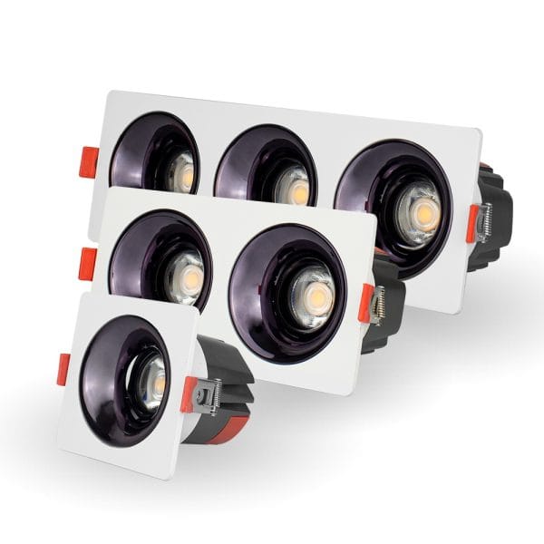 Đèn LED âm trần rọi Turquoise (Ngọc Lam) KINGLED DA-GL-1*12SS-V88