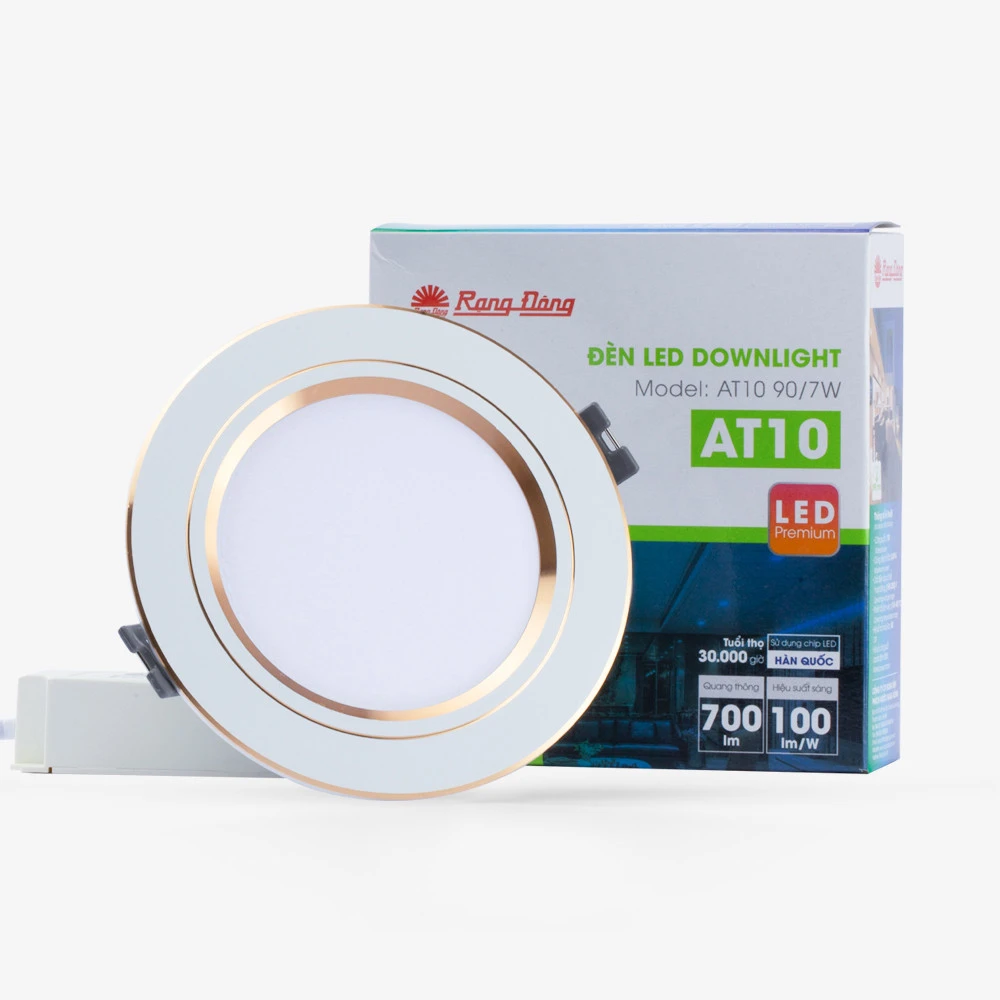 Đèn LED Downlight âm trần Rạng Đông AT10 90/7W 2