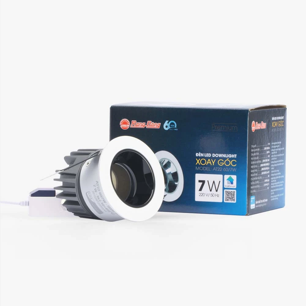 Đèn LED Downlight âm trần Rạng Đông AT22 60/7W 3
