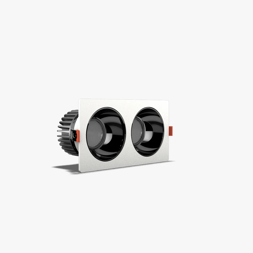 Đèn LED Downlight âm trần Rạng Đông AT25 80x160/10Wx2.PLUS 3
