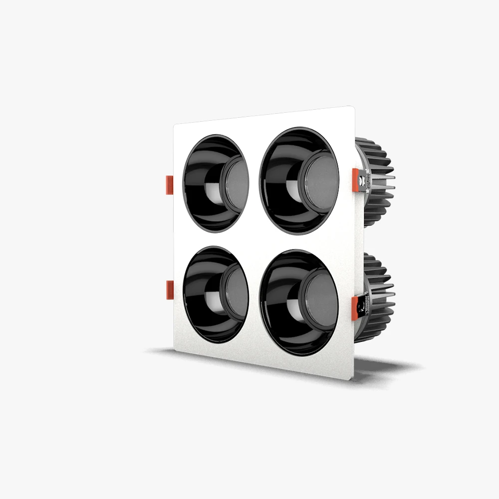 Đèn LED Downlight âm trần Rạng Đông AT25 80x240/10Wx3.PLUS 2