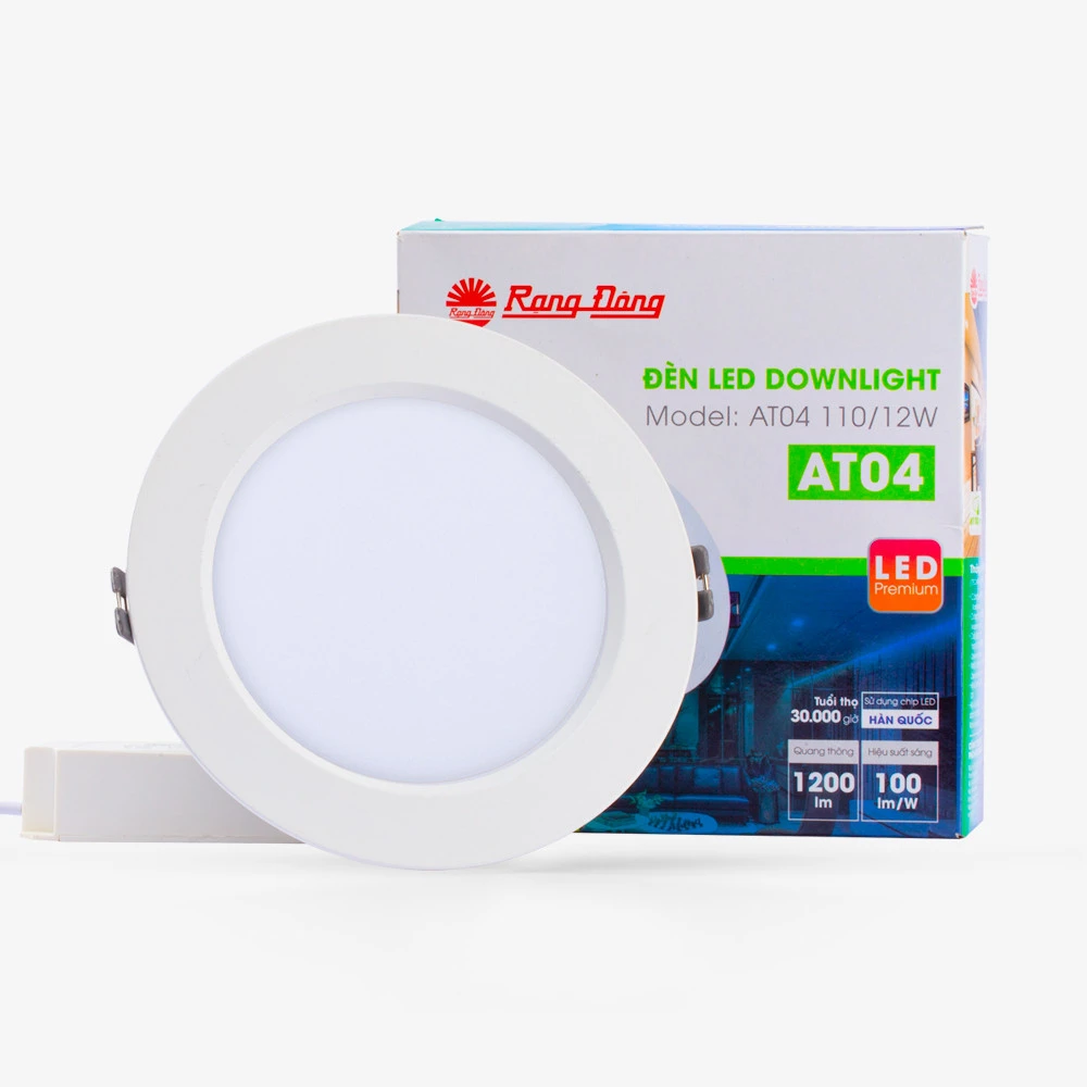 Đèn LED Downlight âm trần Rạng Đông AT04 110/12W (Đèn Mắt Trâu) 2