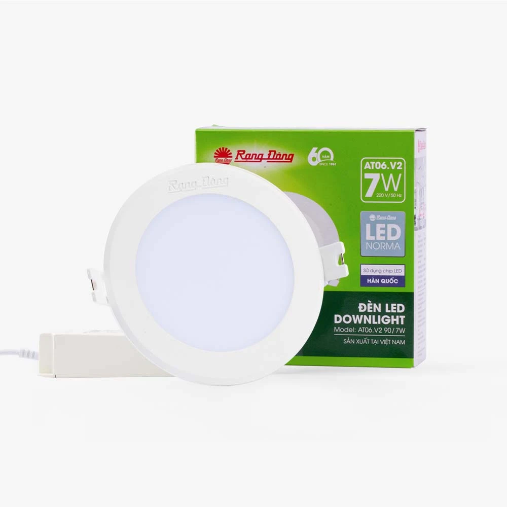 Đèn LED Downlight âm trần Rạng Đông AT06.V2 90/7W (Đèn Mắt Trâu) 2