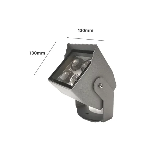 Đèn led chiếu điểm thấu kính vuông mũ 12W RGB GX-Lighting