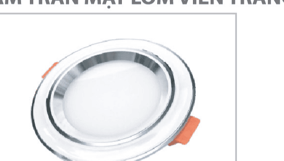 Đèn LED âm trần mặt lõm viền trắng Asia MLT7 7W