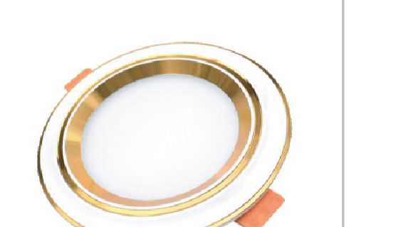 Đèn LED âm trần mặt lõm viền vàng Asia MLV7 7W