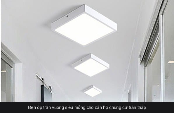 Chọn đèn chung cư trần thấp thế nào để không bí và không rối mắt.