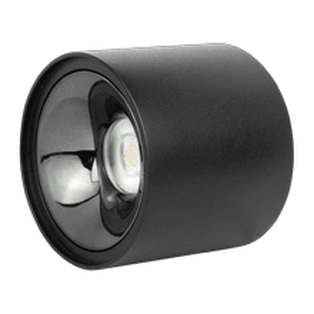 Đèn LED ống bơ chiếu rọi Malachite (Đá Khổng Tước) KINGLED DA-OBRC-12SS-D (vỏ đen)