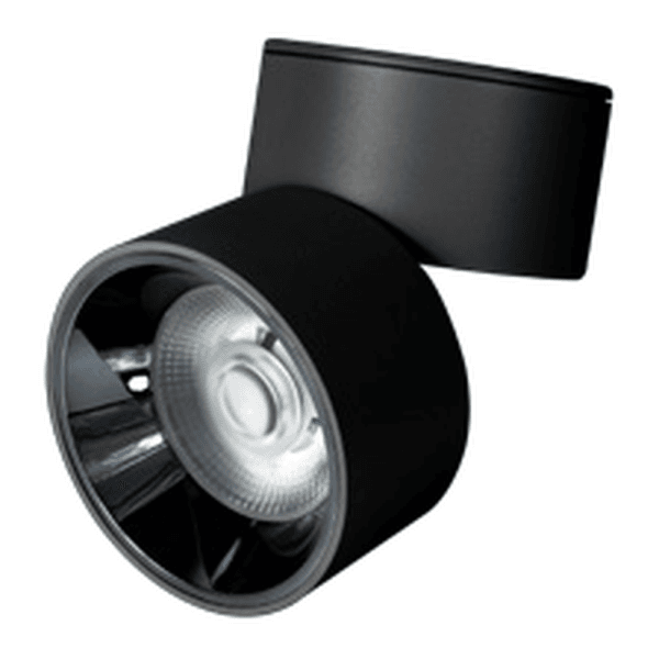 Đèn LED ống bơ gập Sunstone (Đá Mặt Trời) KINGLED DA-OBRG-12SS-D (vỏ đen)