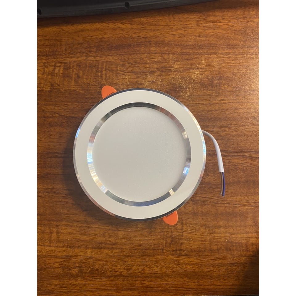 Đèn LED âm trần viền trắng trơn thân nhôm Asia M15TT 15W 2