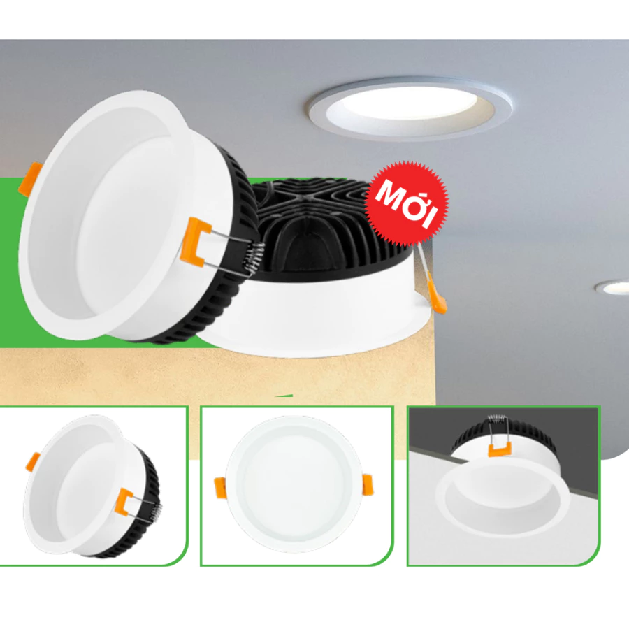Đèn LED âm trần Diamond mặt sâu (Kim Cương) KINGLED DDLS-10SS-T105-DM 2
