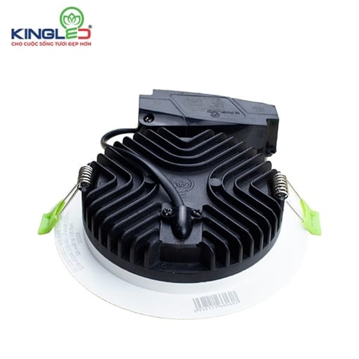 Đèn LED âm trần Diamond viền màu KINGLED DDL-10SS-T120-CB