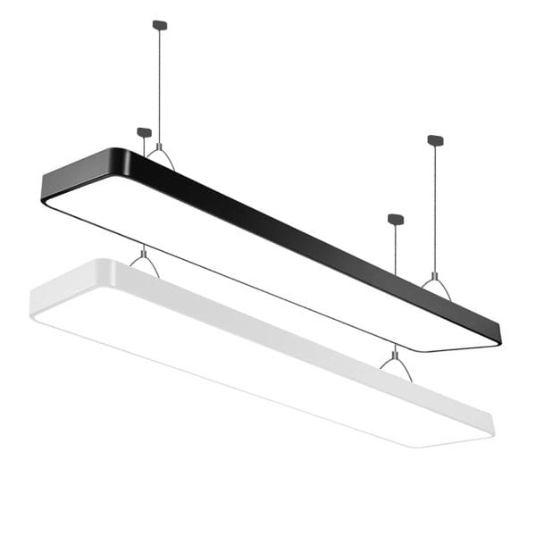 Đèn Thả Văn Phòng Bo Góc 1200x200x40 48W