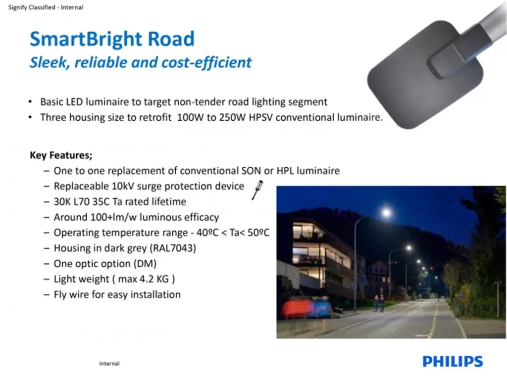 Đèn đường LED 70W Philips BRP130 LED88 4