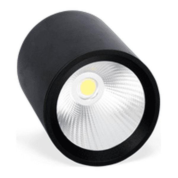 Đèn LED ống bơ chiếu rọi Peridot (Ngọc Cản Lãm) KINGLED OBR-15SS-D (vỏ đen)