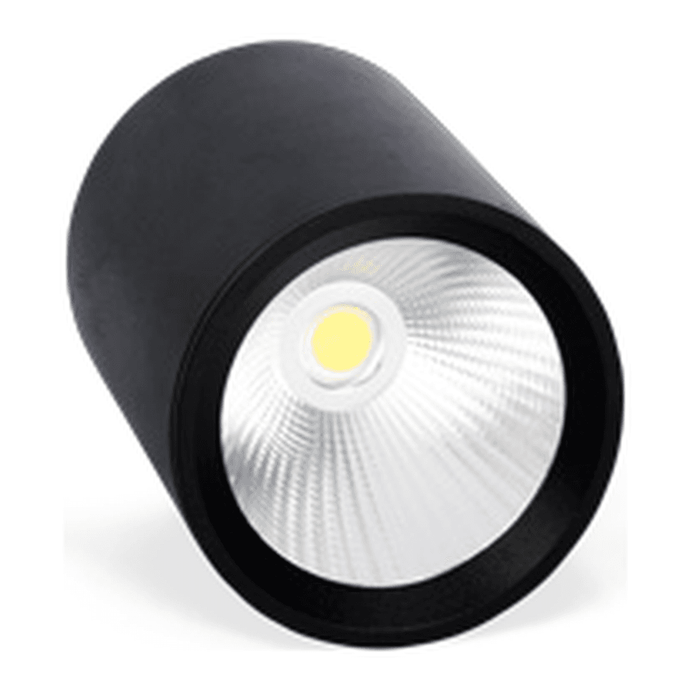 Đèn LED ống bơ chiếu rọi Peridot (Ngọc Cản Lãm) KINGLED OBR-15SS-D (vỏ đen)