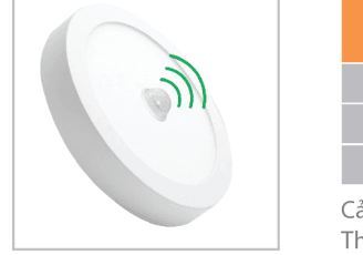 Đèn ốp trần nổi cảm biến Asia tự bật khi có người