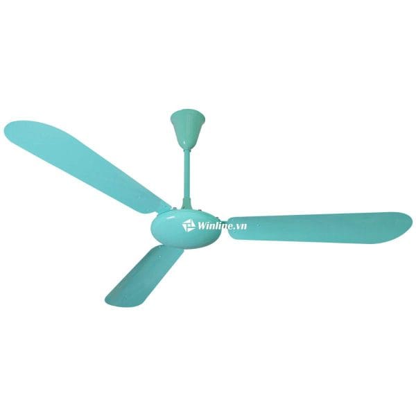 Quạt trần vinawind QT 1400N 3 cánh nhôm, màu xanh, hộp số
