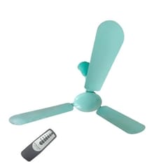 Quạt trần vinawind QT 1400X 3 cánh nhôm, màu xanh, có điều khiển 2