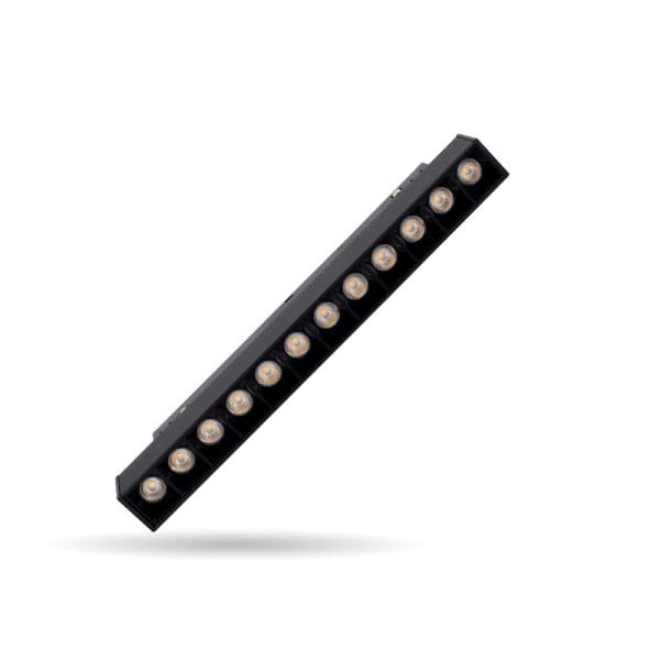 Đèn LED ray nam châm chiếu rọi âm 12W KINGLED RNC-12SS-CRA