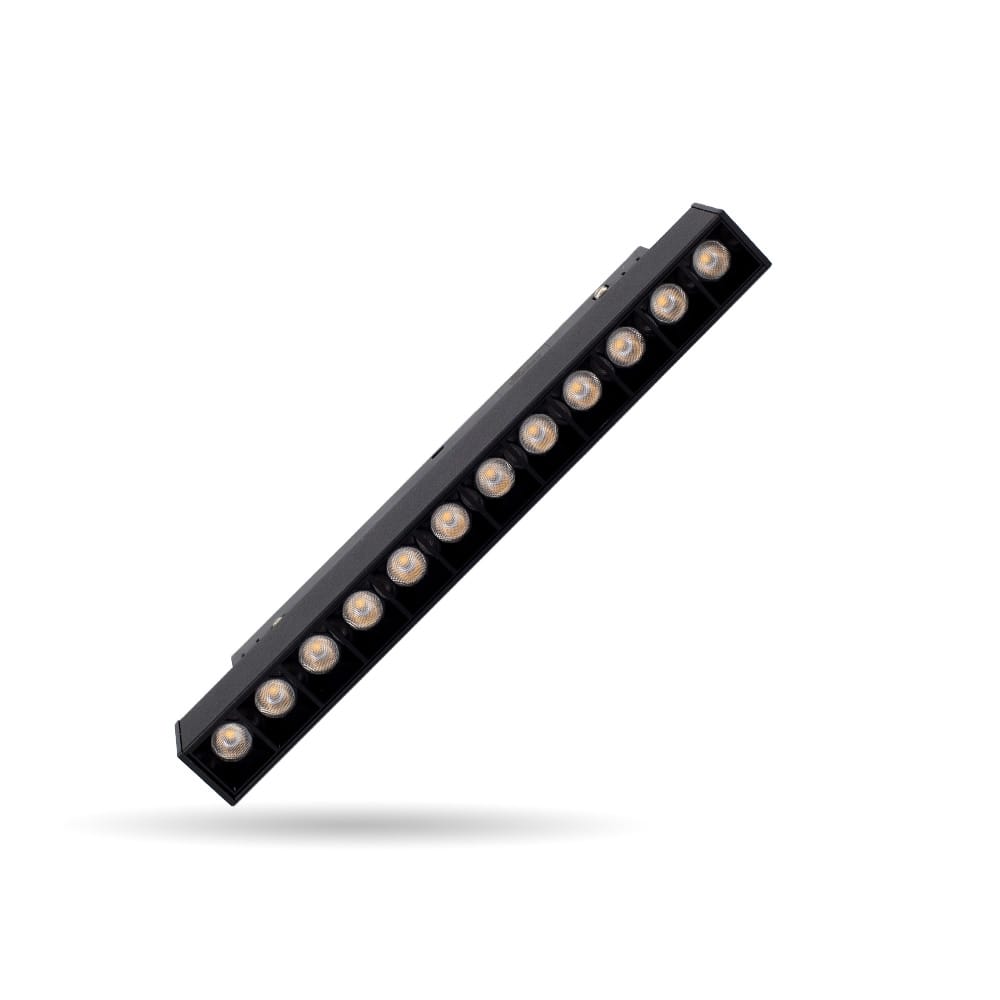 Đèn LED ray nam châm chiếu rọi âm 12W KINGLED RNC-12SS-CRA
