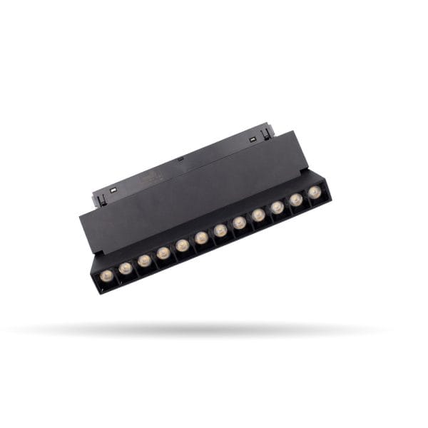 Đèn LED ray nam châm chiếu rọi nổi xoay góc 12W KINGLED RNC-12SS-CRN