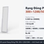 Đèn LED panel 300×1200 Rạng Đông 50W lắp phòng nào hợp.